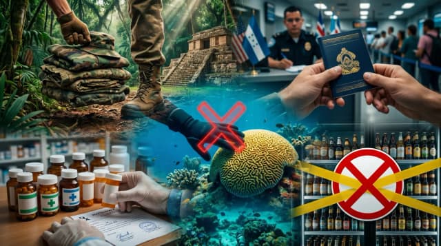 Proibições e Leis para Turistas em Honduras: Coisas a Não Fazer e Itens Ilegais