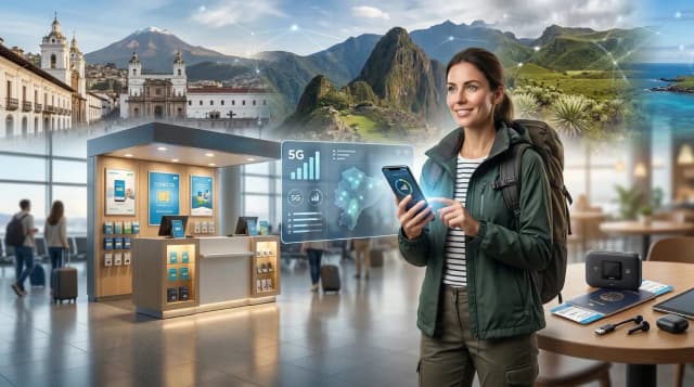 Como Obter Internet no Equador (2026): Aeroporto & SIM Local, eSIM e WiFi
