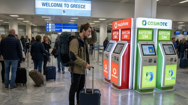 Kako pridobiti internet v Grčiji: SIM kartice, eSIM-i in dejanski stroški