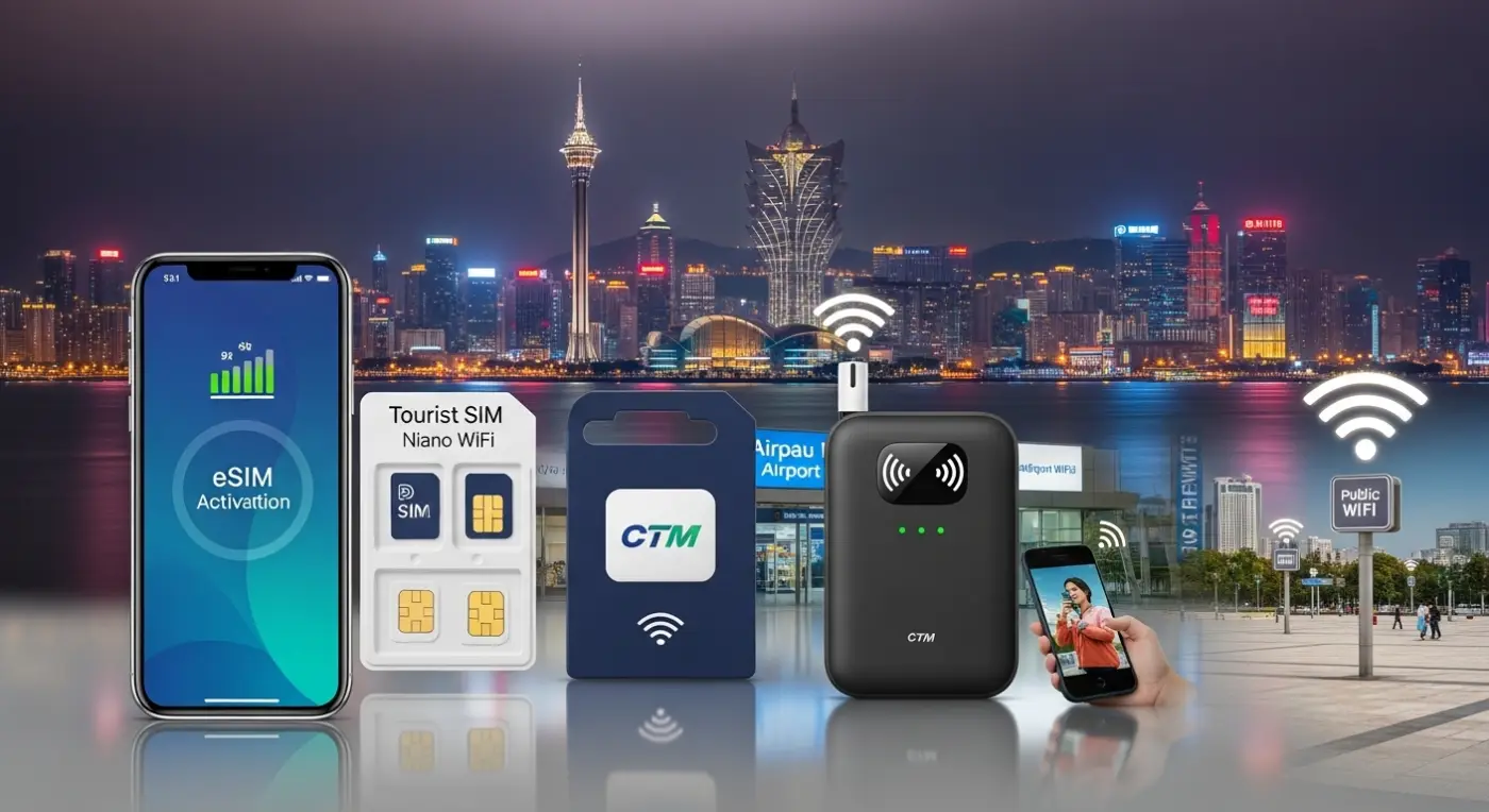 So erhalten Sie Internet in Macau (2026): SIM-Karten, eSIM, WLAN und Pocket-WLAN