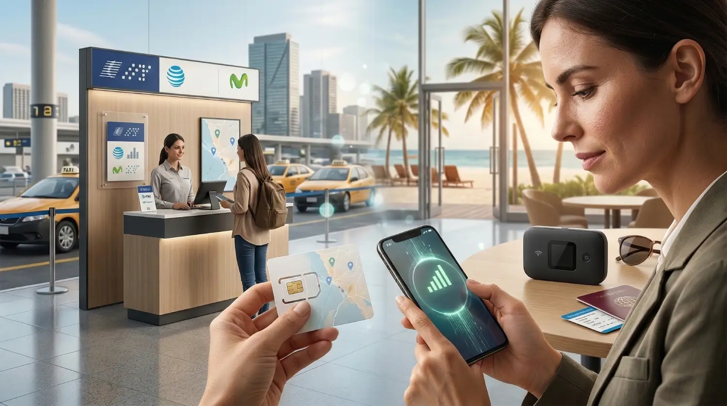 Comment obtenir Internet au Mexique (2026) : cartes SIM, eSIM, Pocket WiFi et guide WiFi