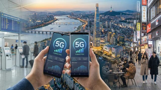 วิธีการเชื่อมต่ออินเทอร์เน็ตในเกาหลีใต้ (2026): ซิมการ์ด, eSIM, พ็อกเก็ต Wi-Fi และเคล็ดลับการเดินทาง