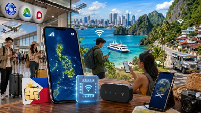 Wie man in den Philippinen Internet bekommt (2026): SIM-Karte, eSIM- und WLAN-Optionen