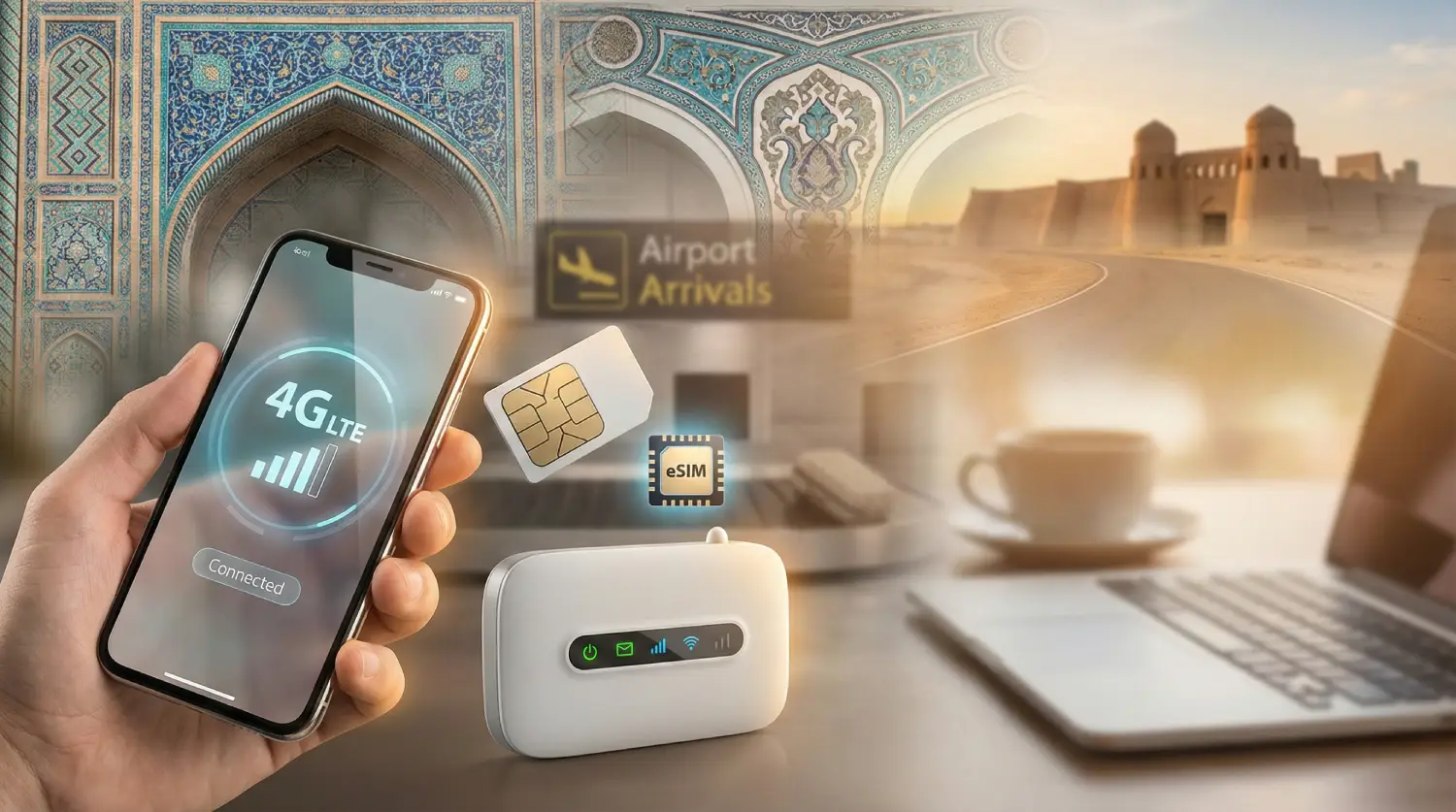 How to Get Internet in Uzbekistan in 2026 (Airport SIM, Tourist SIM, eSIM, Pocket WiFi & Wi-Fi)