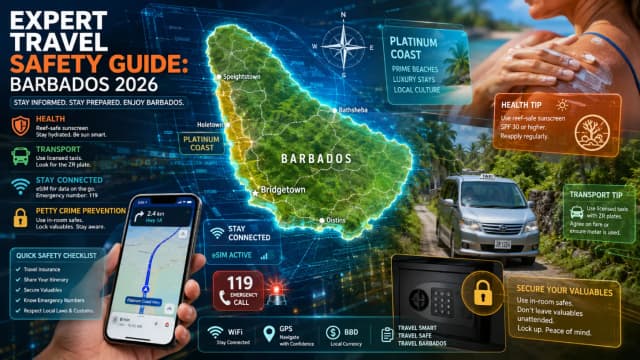Barbados é seguro para turistas? Pequenos furtos, riscos de dirigir à noite e golpes