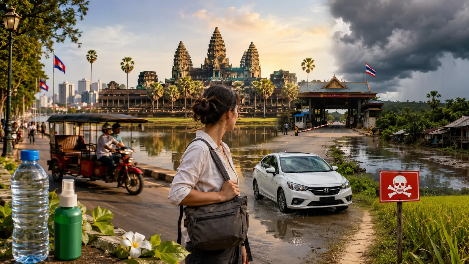 Ist Kambodscha sicher für Touristen? Schließung der thailändischen Grenze und Landminen