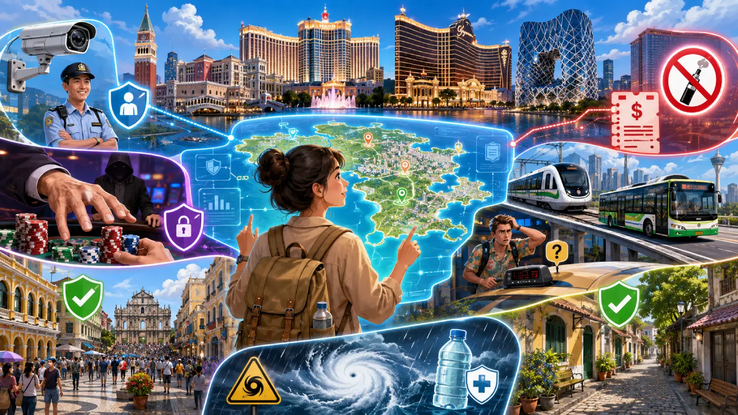 Ist Macau 2026 sicher für Touristen? Casino-Kriminalität, Taifunrisiken und Betrügereien