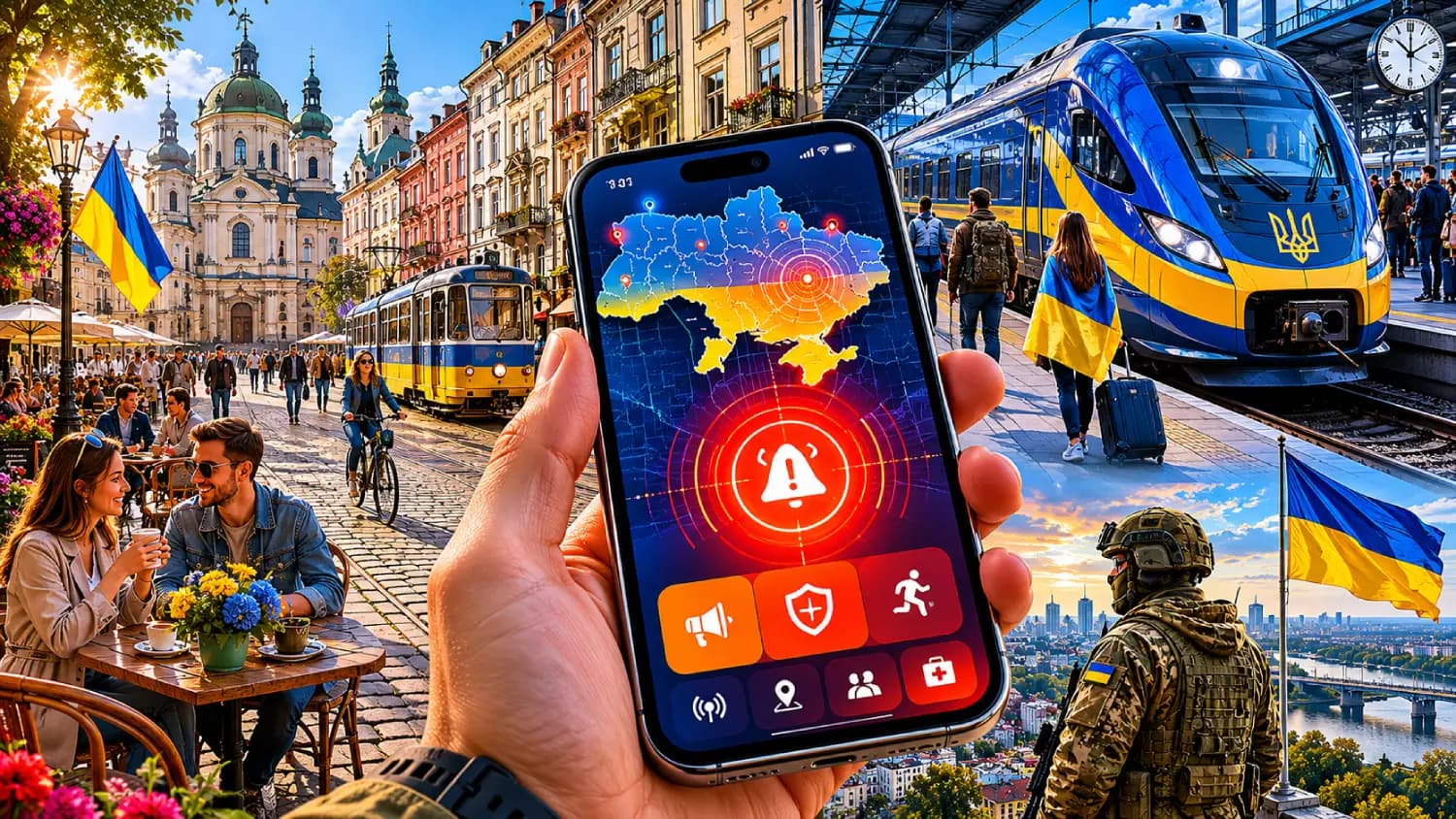 Je Ukrajina v roku 2026 bezpečná pre turistov? Vzdušné útoky, vojenský stav a podvody