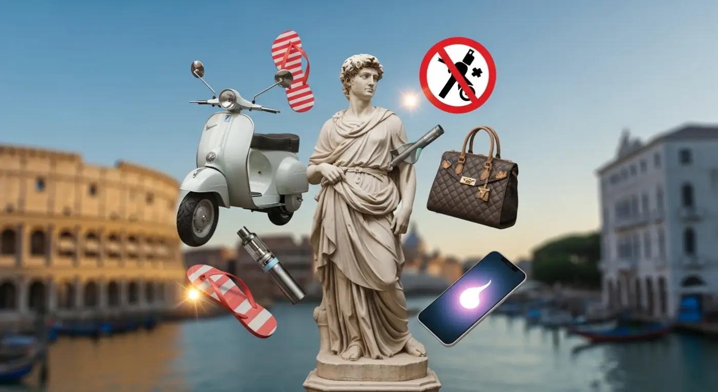 Proibições e Leis para Turistas na Itália (2026): Coisas que Não Fazer e Itens Ilegais