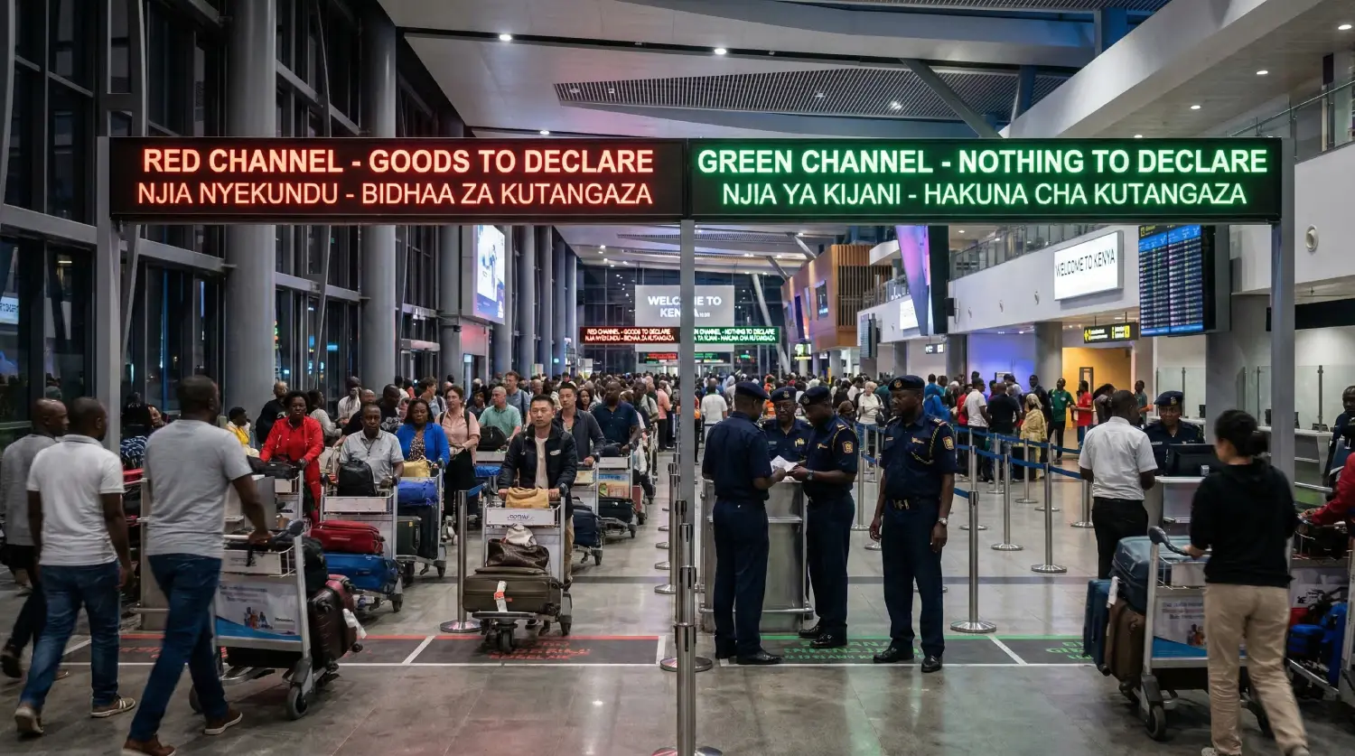Règles douanières de l'aéroport du Kenya (2026) : Alcool, cigarettes et sacs en plastique interdits