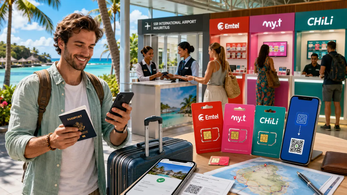 Carte SIM à Maurice pour les touristes : prix, enregistrement et où l’acheter