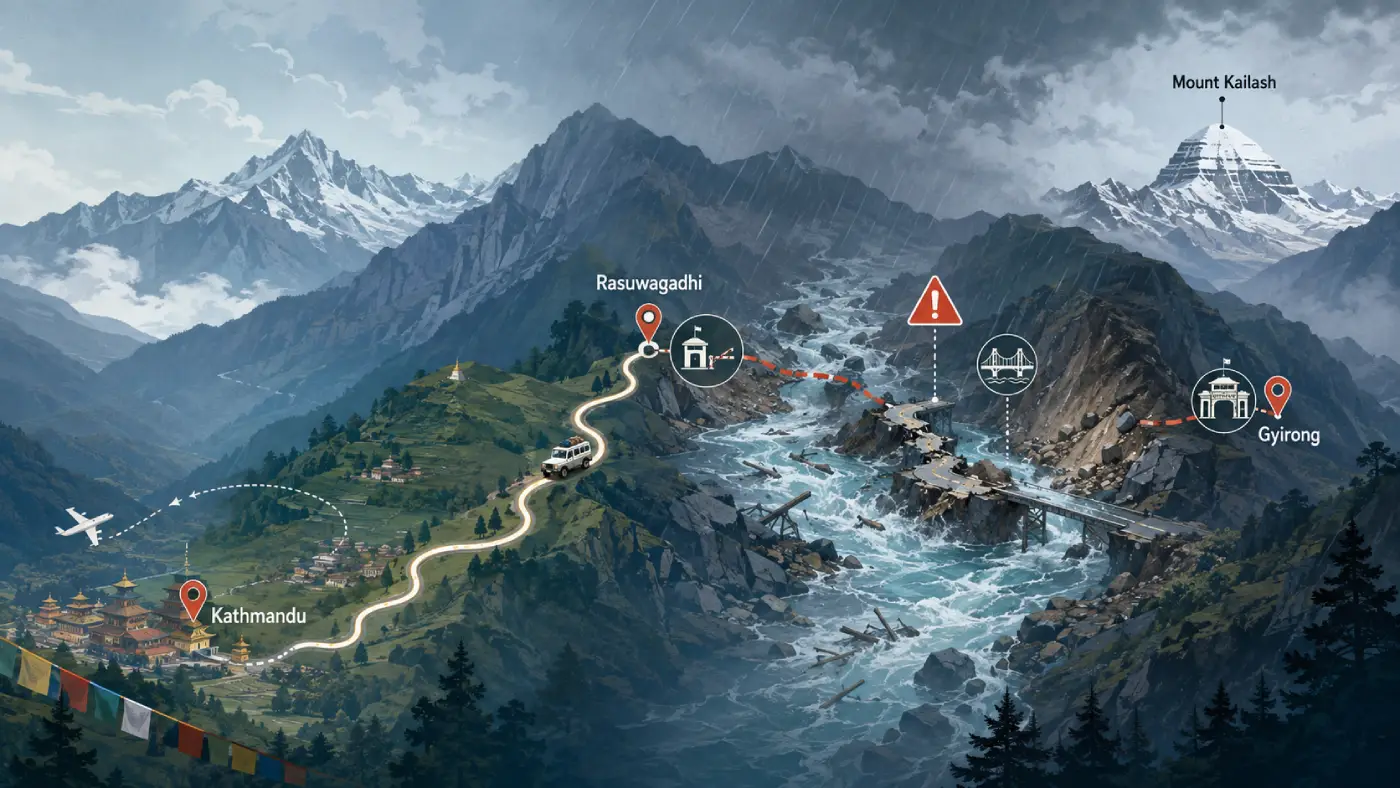 Nepal–Tibet Floods: Is the Mount Kailash Overland Route Open?