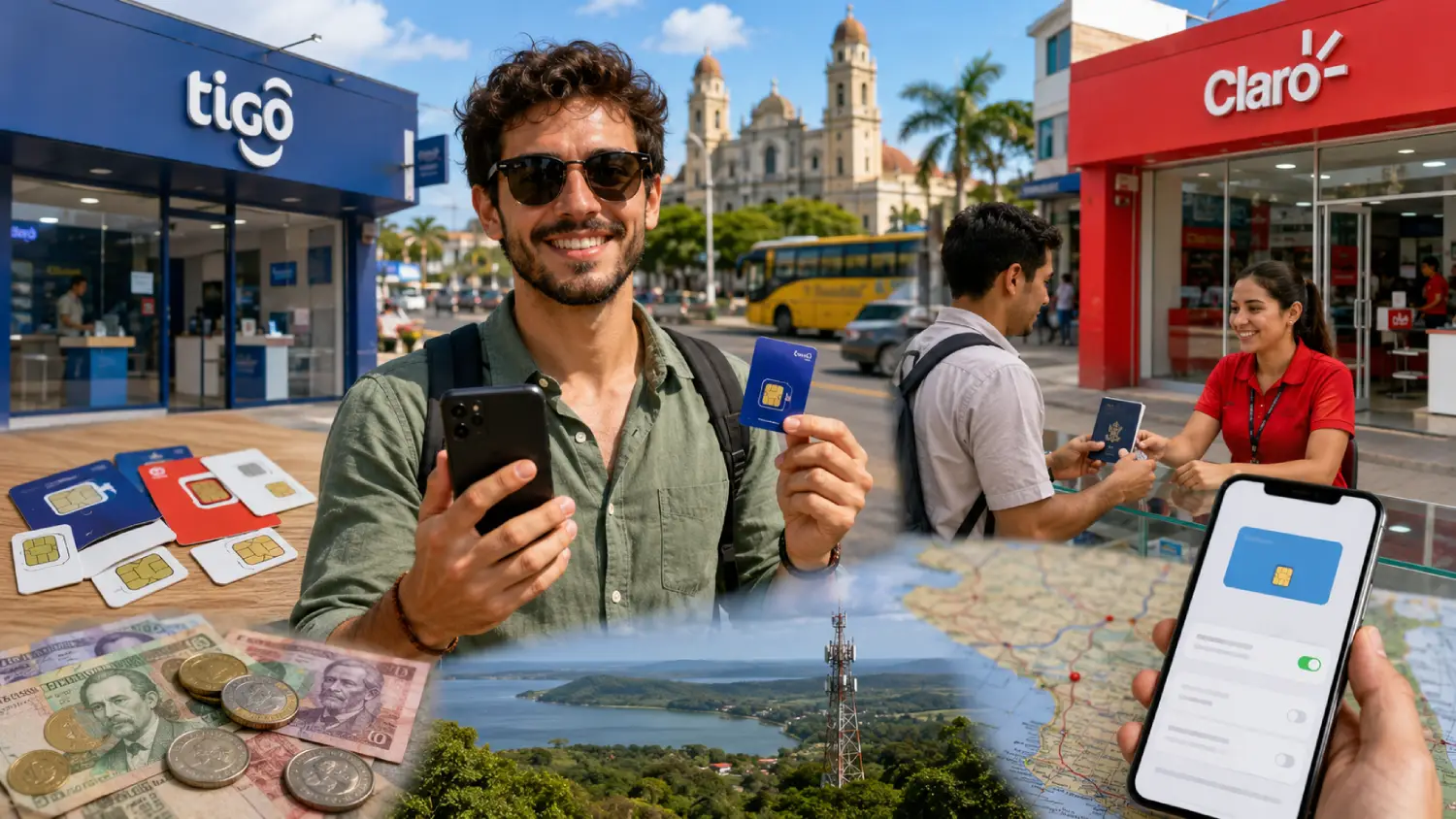 Scheda SIM Nicaragua per turisti (2026): prezzi Tigo e Claro, registrazione e acquisto