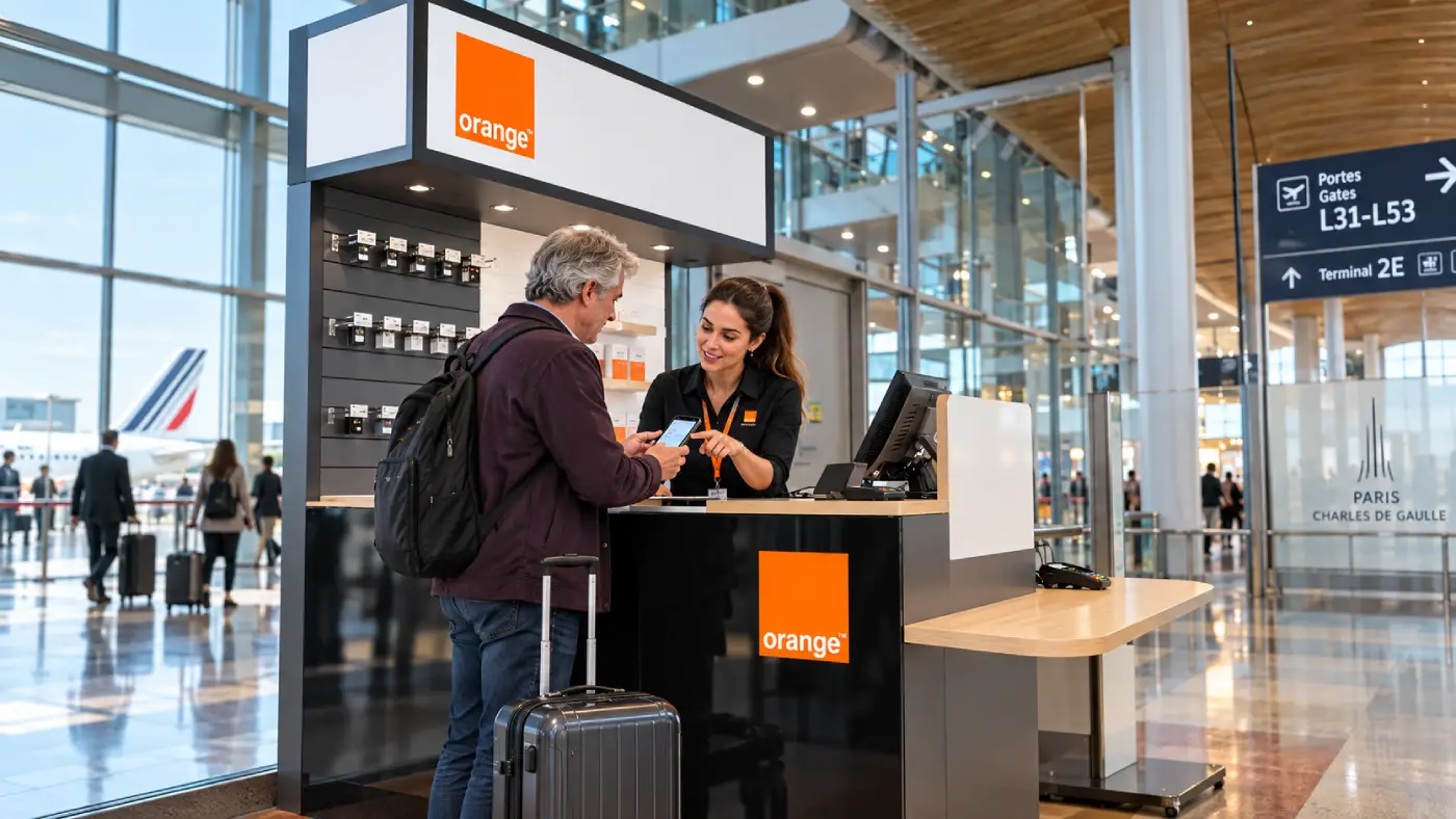 SIM-картки в аеропорту Париж — Шарль-де-Голль (CDG): де купити