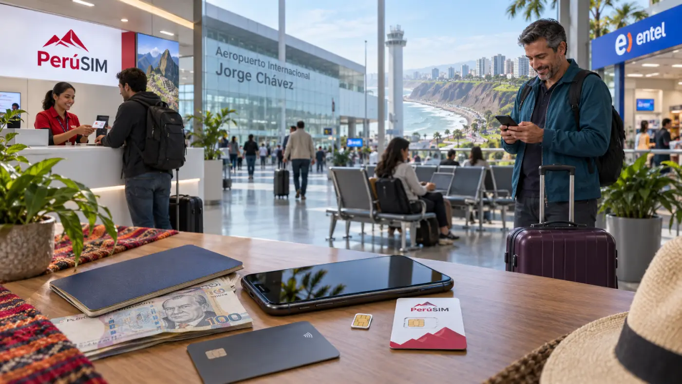 Peru Lima Airport (LIM) SIM Cards: Where to Buy on Arrival