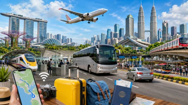 De Singapur a Kuala Lumpur: guía de autobús, tren, vuelo y frontera