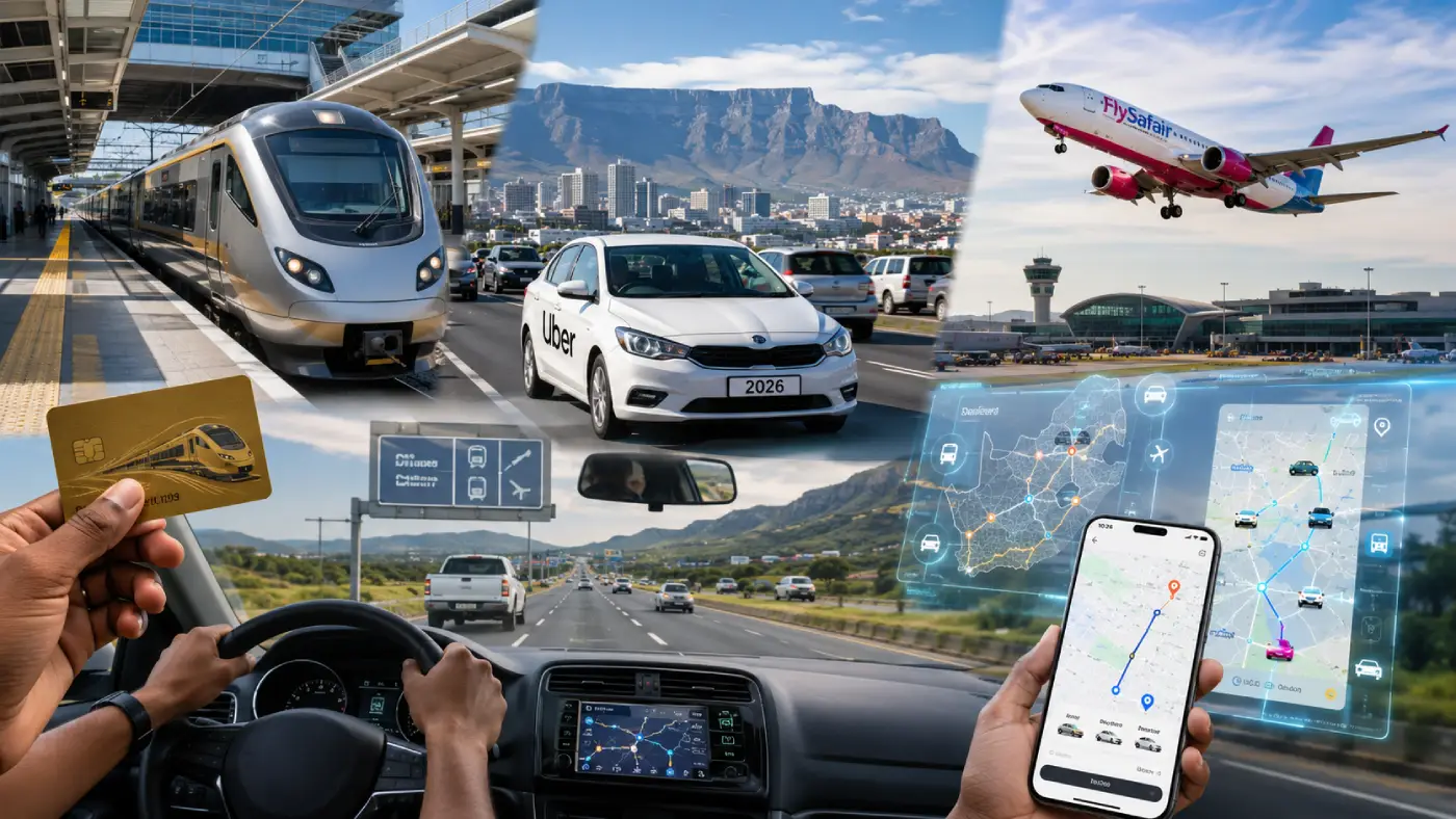Guide des transports en Afrique du Sud : Uber, taxis et conseils pour les trajets interurbains