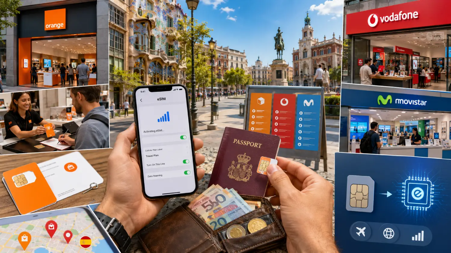Toeristen-simkaart in Spanje (2026): Prepaid-abonnementen, prijzen en identificatieregels