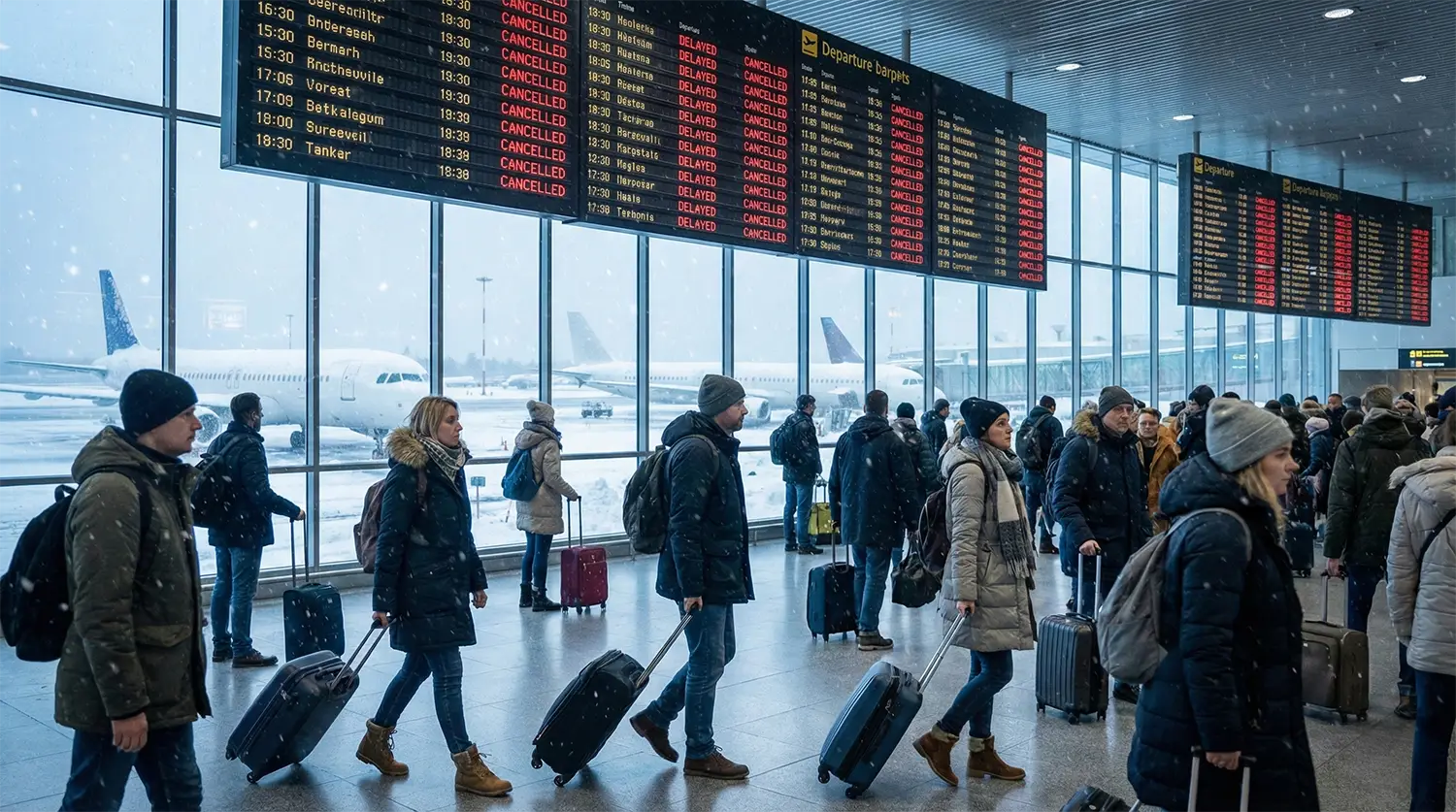 Burza Goretti zakłóca podróże po Europie: odwołane loty i opóźnienia w usługach Eurostar