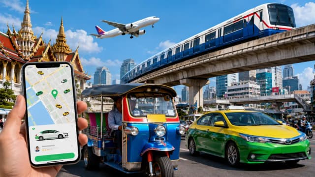 Οδηγός Μεταφορών στην Ταϊλάνδη: Uber, Grab, Τρένα & Ταξί