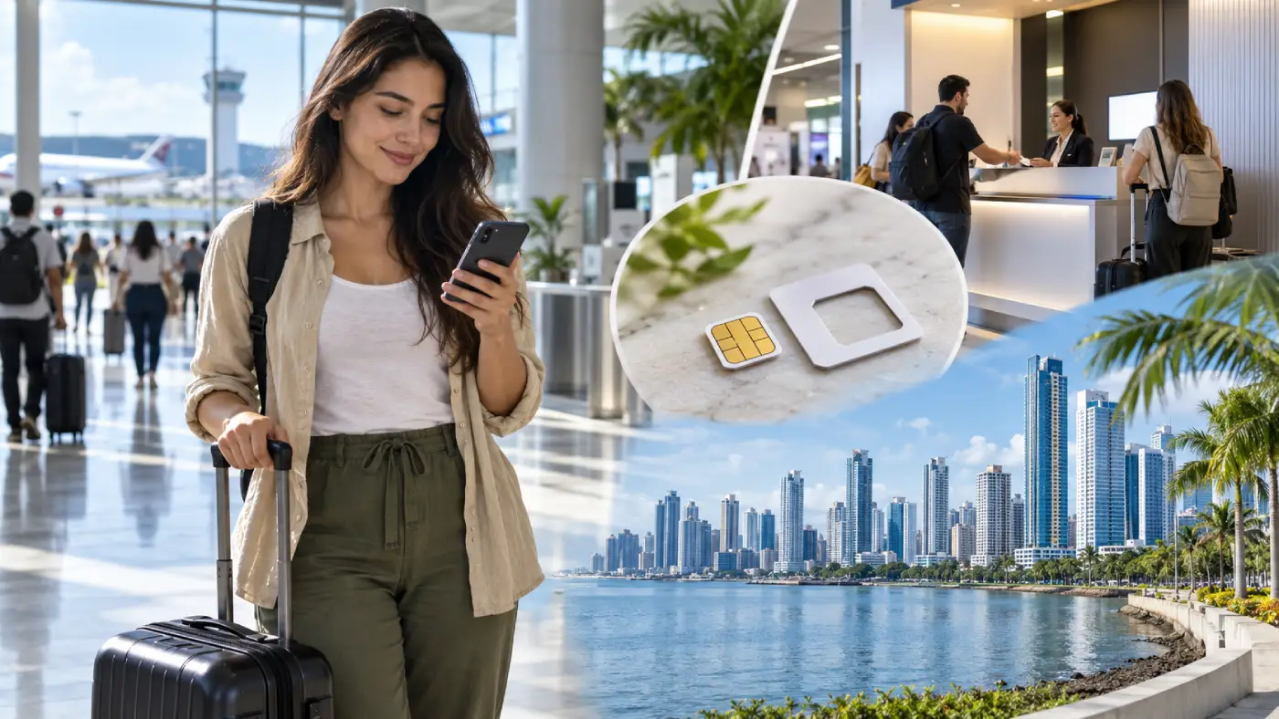 Cartes SIM à l’aéroport de Tocumen (PTY) : où les acheter et options eSIM
