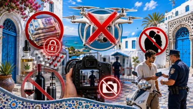 Divieti e leggi per i turisti in Tunisia (2026): cose da non fare e oggetti illegali