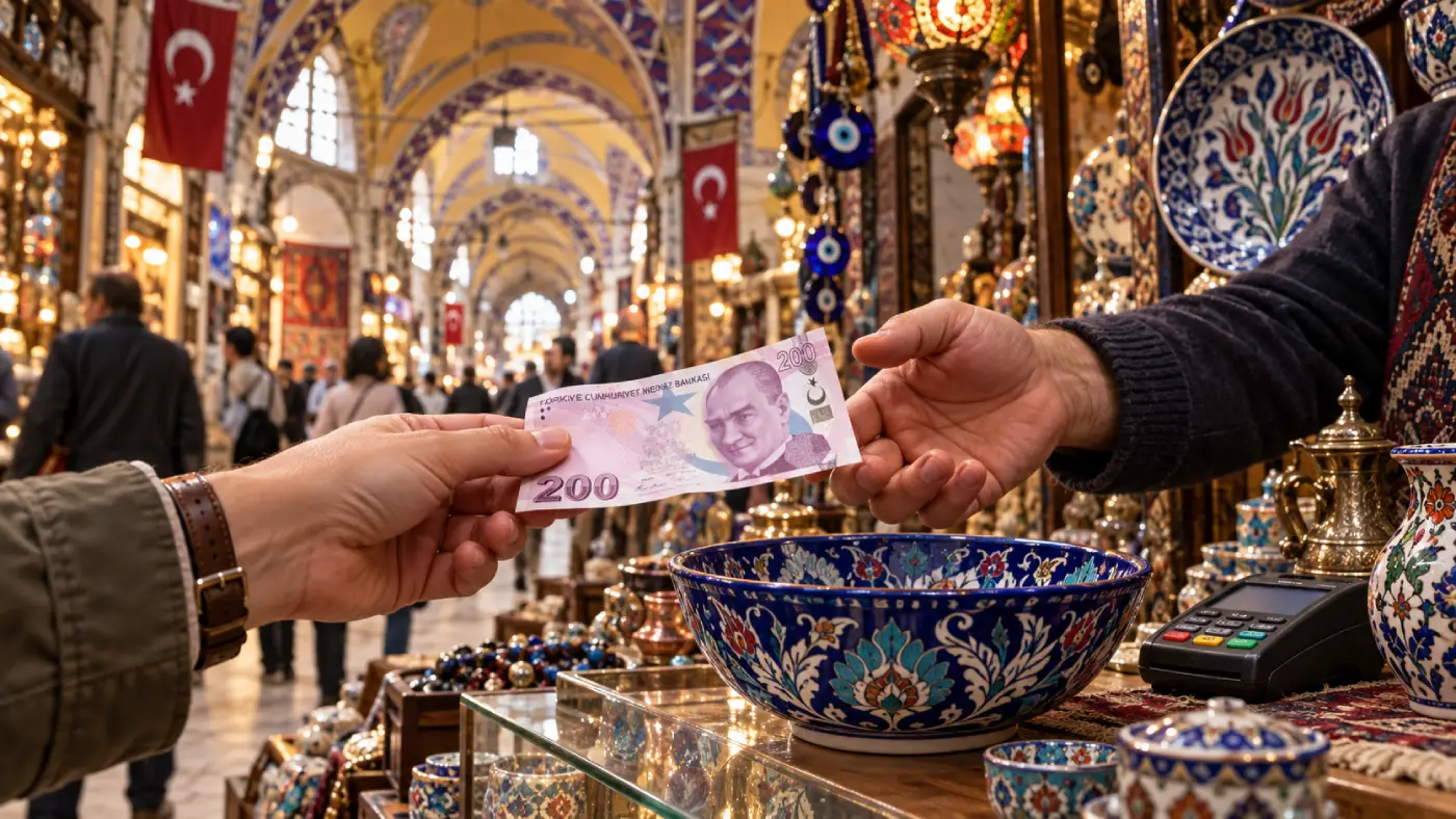 Reisgeld in Turkije: contant geld, kaarten, geldautomaten en betalingen