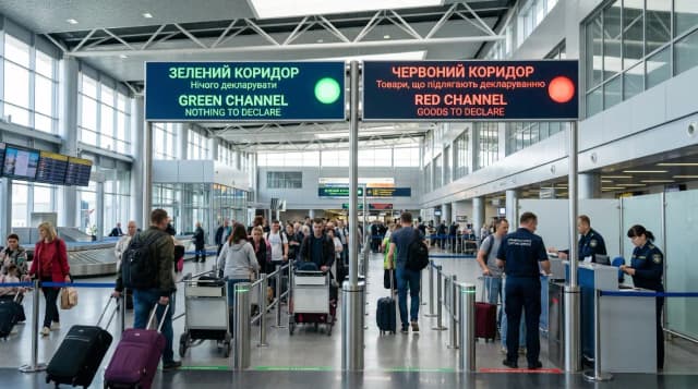 Regulile de vamă ale aeroportului din Ucraina: Limite pentru alcool, țigări și numerar